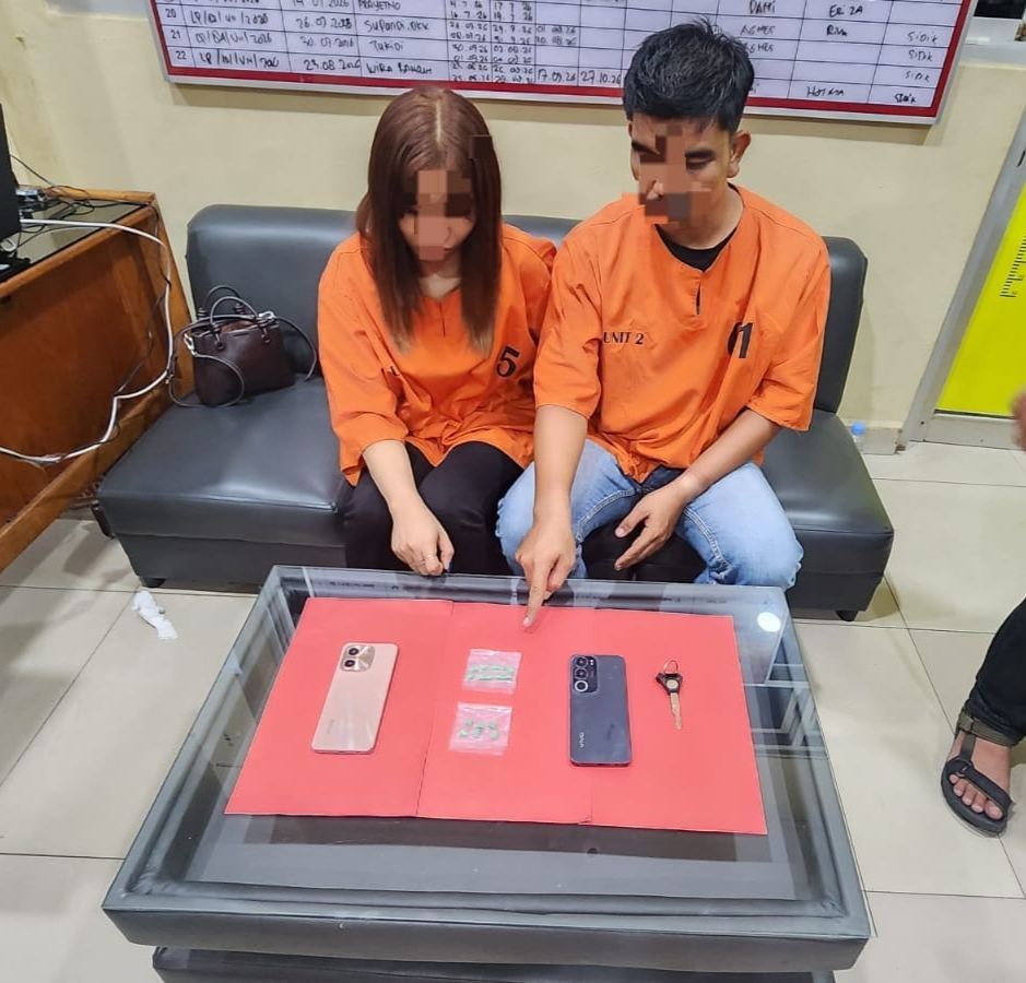 Dua Pria di Dumai Ditangkap, 16 Pil Ekstasi Disita