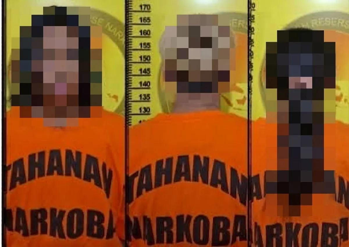 Foto dokumentasi penanganan perkara narkoba.