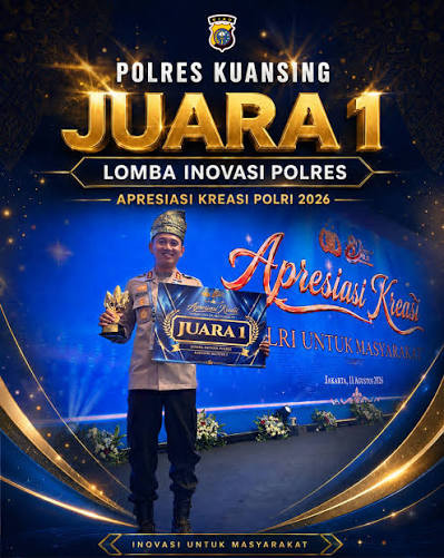 Polres Kuansing Juara I Inovasi Kluster III